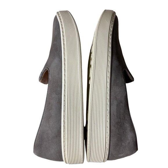 Sofft Somers Slip On Shoes Size 6 Snare Gray Flats Comfort Suede Leather Loafer - Picture 9 of 11